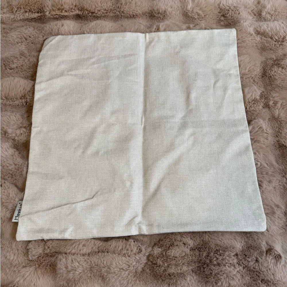New Friendship Quote Pillow Cover - Cream